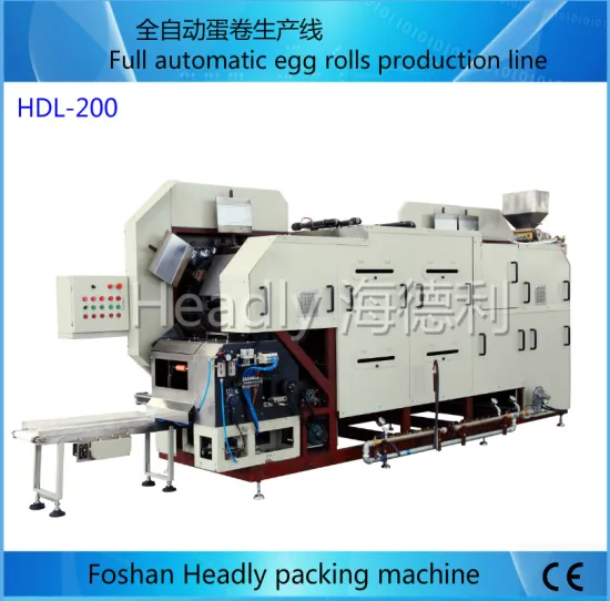 Headly Egg roll full automatic making machine price