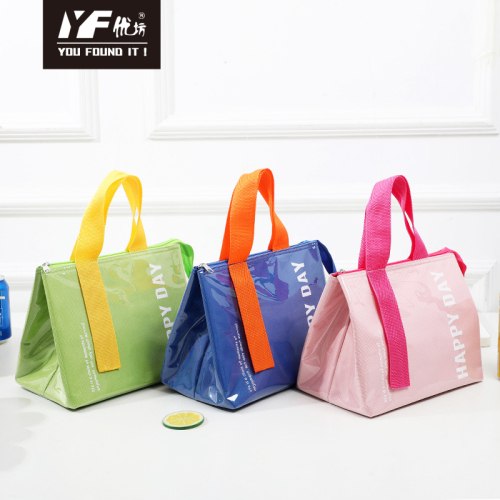 PVC Waterproof Bento Tas Bento Tebal Outdoor Portable Lunch Bag Aluminium Foil Makan Siang Kantong Piknik Tas Insulasi Termal