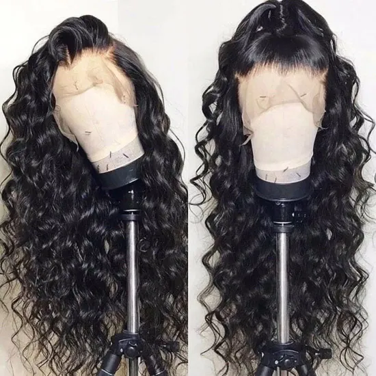 Wholesale 180% HD Swiss Lace Front Wig Loose Wave 13x6 Brazilian Human Hair 100% Virgin Brazilian Human Hair Lace Front Wigs
