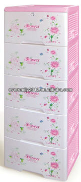 5 Layers Large Storage Drawer With Key Lock