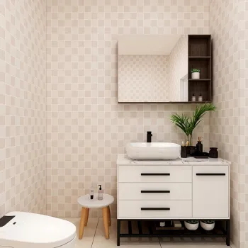 Fancy-fix Mosaic PVC Waterproof Kitchen Wallpaper Sticker