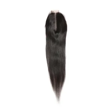 2*6 Closure Brazilian Straight Hair Lace Closure Virgin Human Hair Middle Part Swiss Lace Closure 10-20 Inch Natural Color