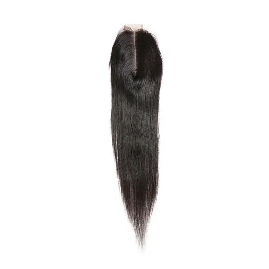 2*6 Closure Brazilian Straight Hair Lace Closure Virgin Human Hair Middle Part Swiss Lace Closure 10-20 Inch Natural Color