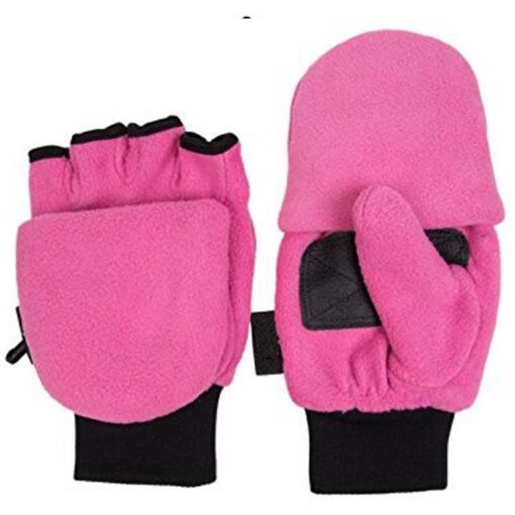 Pink Fleece Gloves