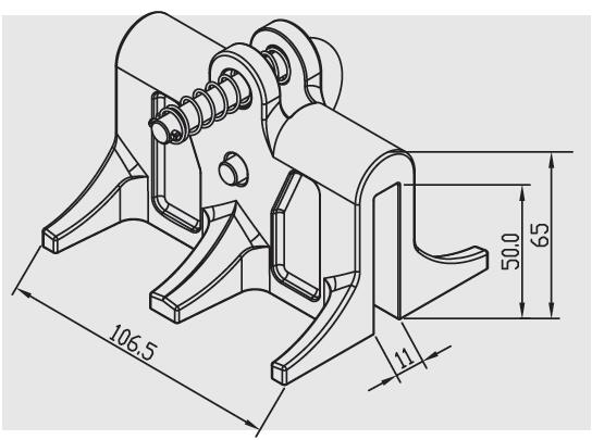 AH206756 Pièces de rechange agricoles de la tête de maïs Pièce de rechange Pièce combinaison combinée insert concave remplacé pour JD Harvester