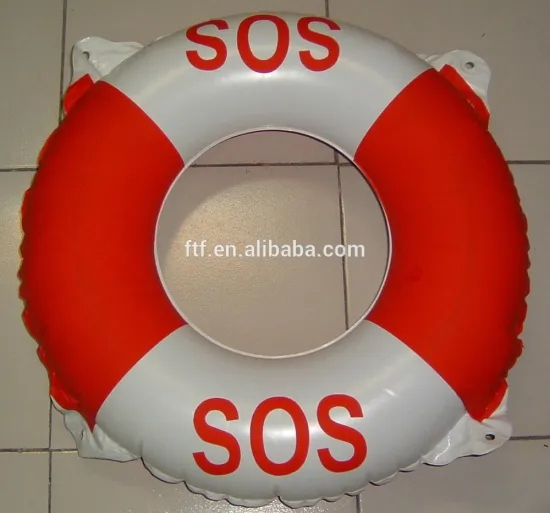 2016 New Design High Quality OverWater Inflatable Red Swimming Laps, Inflatable Life Buoy