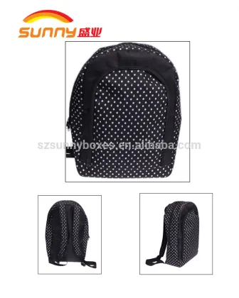 2016 600D Luggage Backpack with Front and Side Pockets