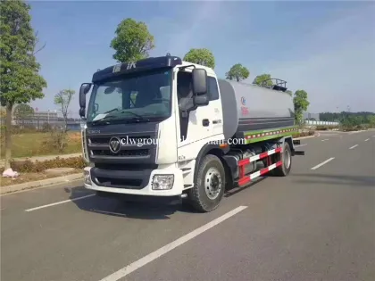 Foton 15000liters water sprinkler truck