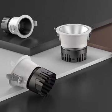 Aluminum Indoor COB LED Spotlight - 7w to 36w Anti-Dazzle Design