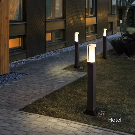 Waterproof COB LED Bollard Light for Energy Saving Garden and Park Landscaping
