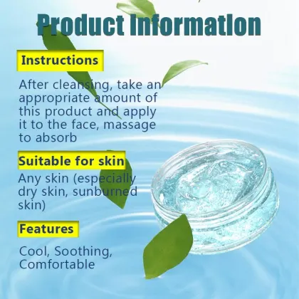 Customized After-Sun Repair Cream: Soothing, Moisturizing, and Nourishing with Vitamin C and Aloe Vera Gel