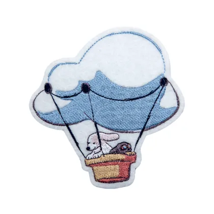 Embroidery logo on felt cloth