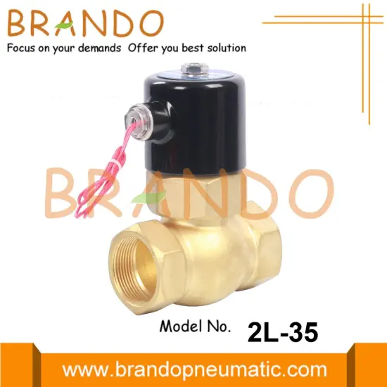 2L-35 1 1/4'' Brass Solenoid Valve For Steam