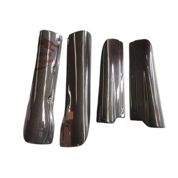 Upgraded Ferrari F430 with Haman Style Carbon Fiber Side Skirt and Skid Plate: Enhancing Auto Parts Performance