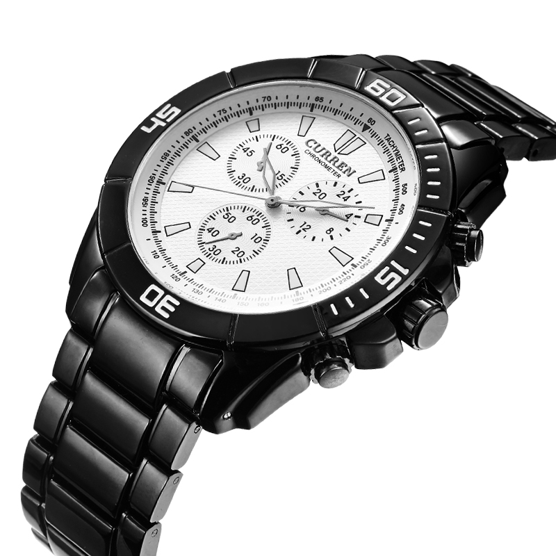 Casual Stainless Steel Quartz Watches Men