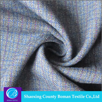Designer fabric supplier Polyester women pinstripe italian suit fabric