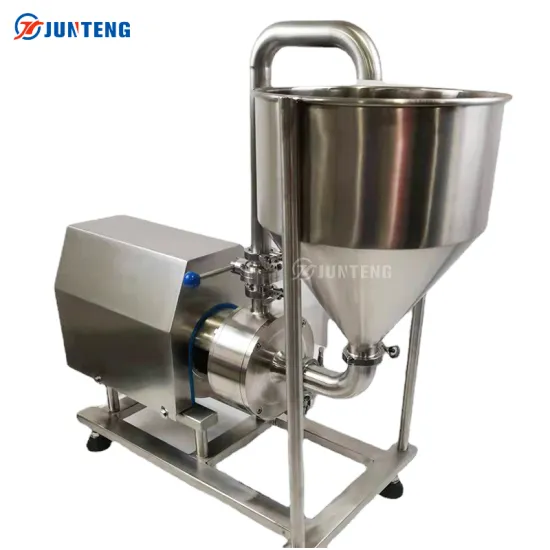 Factory Direct Sanitary Stainless Emulsion Pumps for Cosmetic Cream Production: High Shear Homogenization and Mixing Solutions