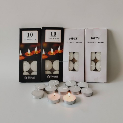 Wholesale 10 Pack Tea Light 4 Hour Candles