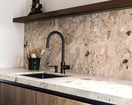 Customized Cream Marble Slab Ceppo Romano for Modern Villa Countertops with 1-Year Warranty