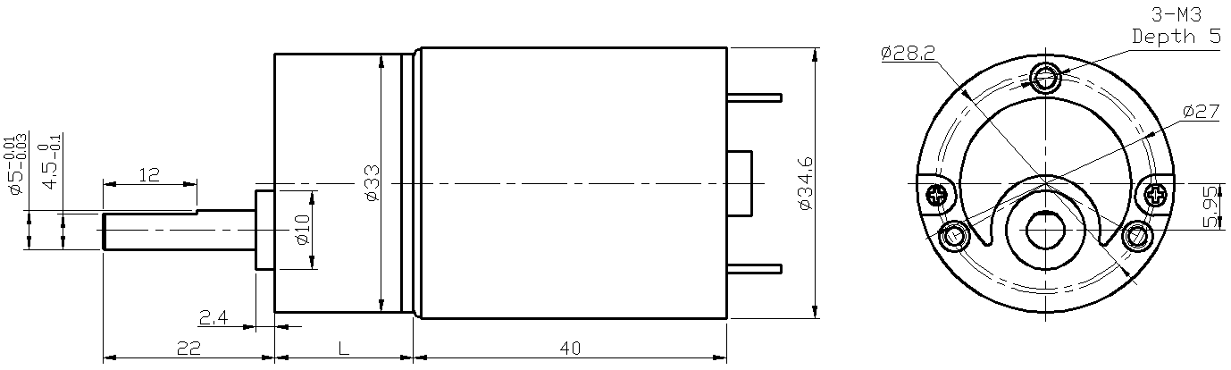DC-getriebemotor