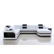 Modern Sectional Sofa with Adjustable Headrests