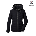 Chaqueta de mujer moderna con capucha con cremallera desmontable