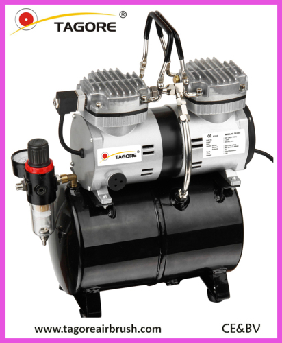 Double Piston Air Compressor with Tank for Tanning Kit