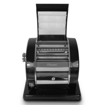 50 / 60hz Stainless Steel Black Safety Electric Pasta Machine For Fettuccine, Taglionlini