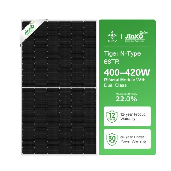 Jinko Tiger N-Type 66TR All Black Solar Panel: Pricing and Specifications for 400-420W PV Modules