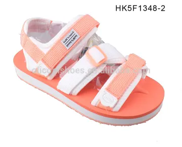 2016 good quality Woven thong Youth sandal with TPR outsole