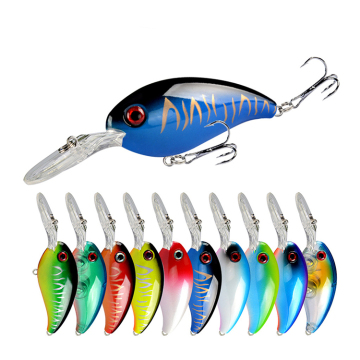 ผู้ผลิตผลิตภัณฑ์ใหม่ 100 มม. 14G 3D Water Water Floating Crankbait สำหรับหอกและปลาเบส