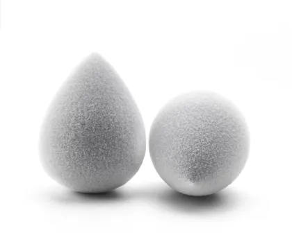 Colorful Teardrop Shape Velvet Soft Cosmetics Sponge Blender for Facial Makeup
