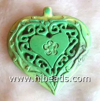 heart-shaped fashion turquoise pendant TQP0020