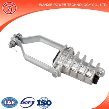 Aerial insulation tension clamps for overhead line fitting
