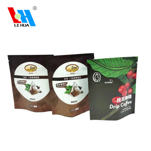 Aluminum Foil Flat Pouches For Drip Coffee Packaging