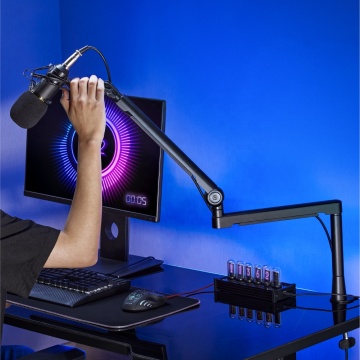 Aluminum Professional Studio Microphone Boom Arm for Live Streaming