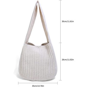 Women's Shoulder Handbags Hand crocheted Bags Tote Bag