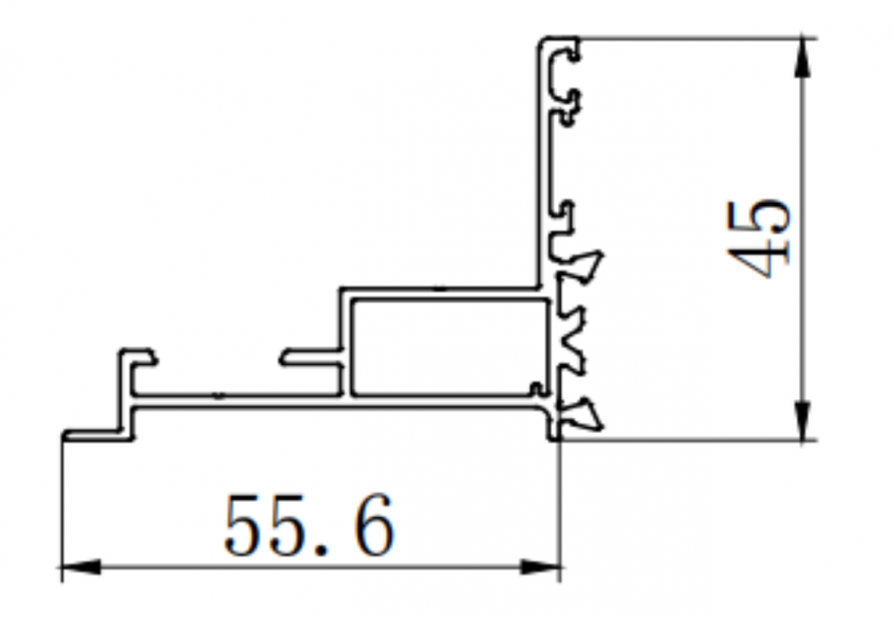 moule d'extrusion de fenêtre à battement de rupture thermique