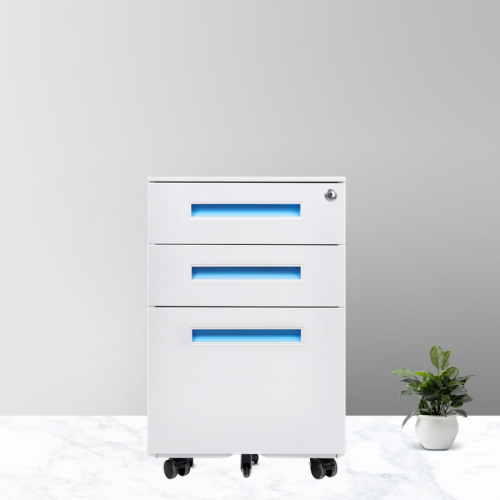 Multi Drawer Metal Mobile Pedestal for Files