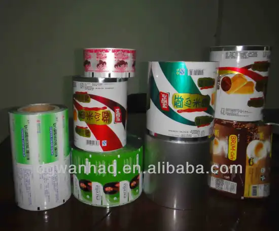Custom printed aluminum foil Roll film