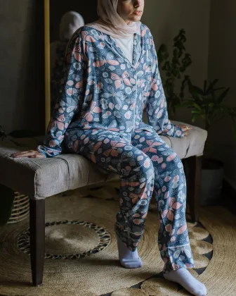 Custom OEM Printed Pajamas for Muslim Women