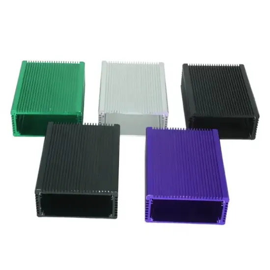 CNC Machining Anodized Aluminum Extrusion Heat Sink Profile