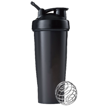 Colorful Gym Protein Shaker Bottle with Mixing Ball, BPA Free