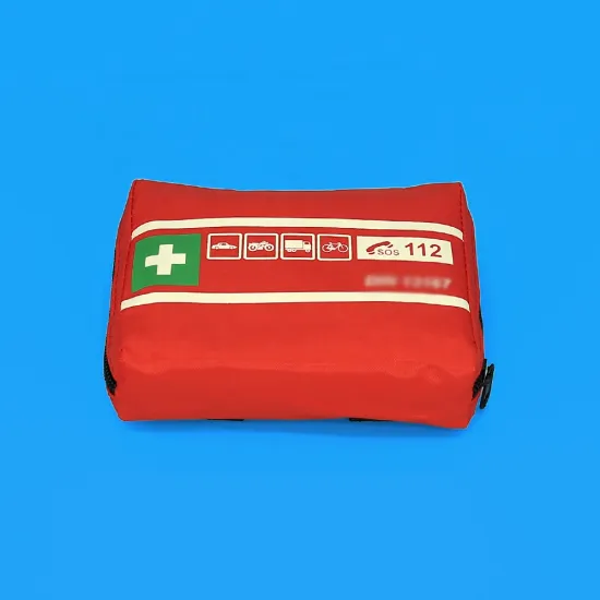 Wholesale manufacturer red color wound care small medical tactical fist aid kit bag
