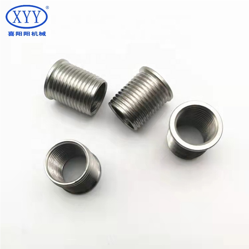 Industrial 303 Stainless Steel Spark Plug Repair Insert M14*1.25-M16*1.25-17mm Thread Box/Carton Packing Natural Surface