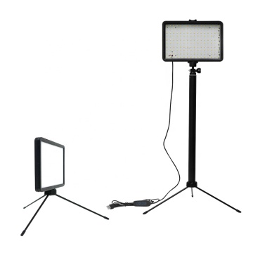 LED -licht met geel/blauw/paarse kleurfilters voor fotografie en live streaming