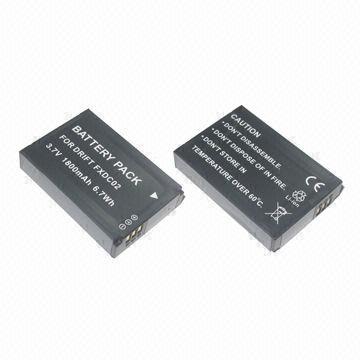 1,800mAh Replacement Camera Battery for Drift HD Ghost