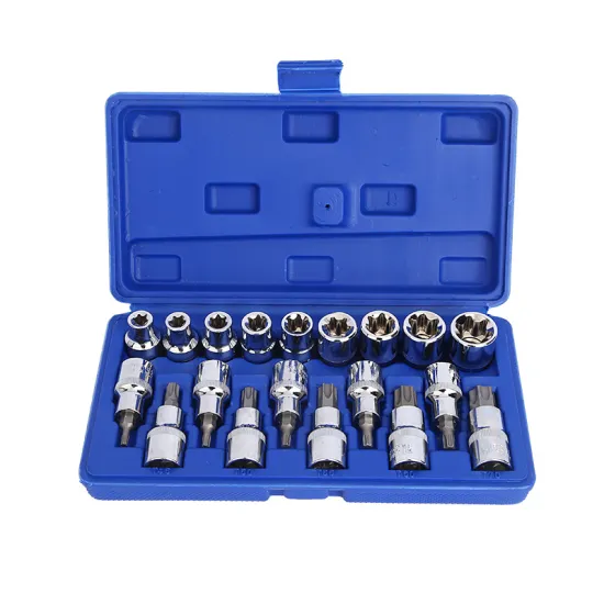 14pcs, 19pcs, 34pcs Hexagon E-Type Handle Socket Bits Set: Auto Repair, Electric Hand Drill, and Screwdriver Adaptable Kit