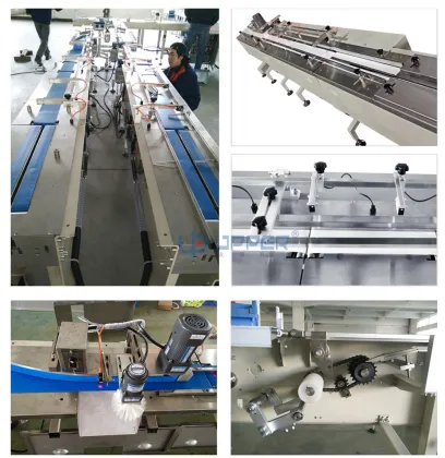 Cereal Grain Breakfast Granola Snack Bars Horizontal Flow Packing Machine