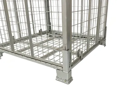 Bottle Preform Storage Pallet Cage